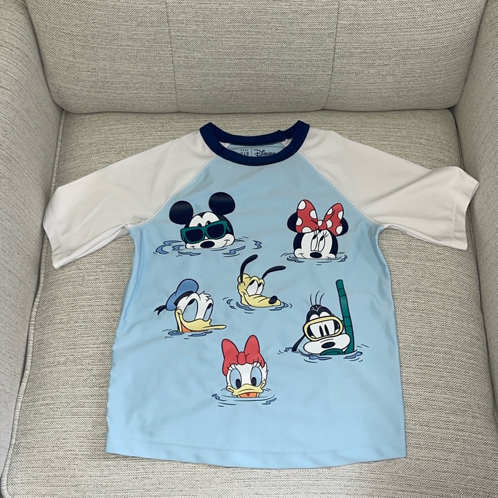 baby GAP Disney Mickey Print Rash Guard